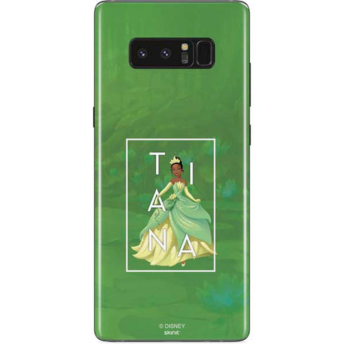 Disney Princess Tiana Floral Galaxy Note 8 Skin