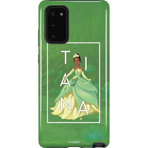 Disney Princess Tiana Floral Galaxy Note20 5G Pro Case