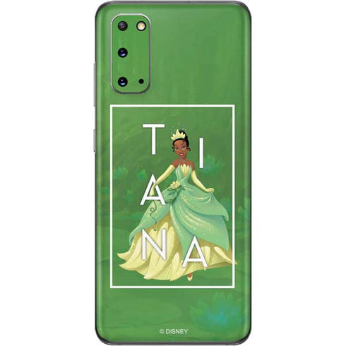 Disney Princess Tiana Floral Galaxy S20 Skin