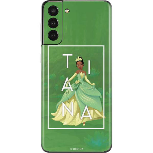 Disney Princess Tiana Floral Galaxy S21 Plus 5G Skin