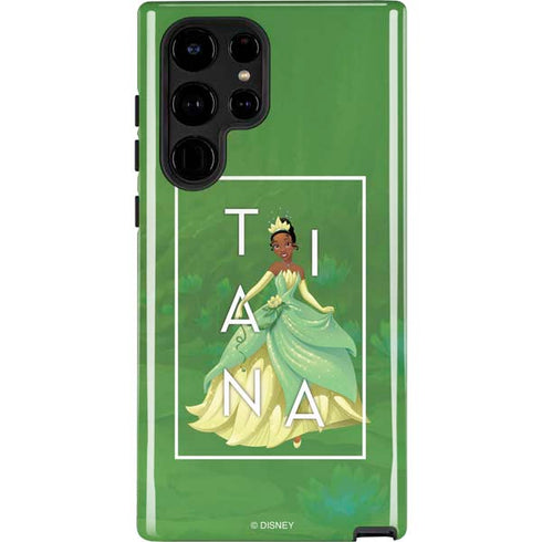 Disney Princess Tiana Floral Galaxy S22 Ultra Pro Case