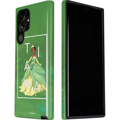 Disney Princess Tiana Floral Galaxy S22 Ultra Pro Case