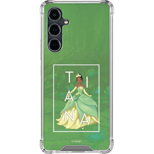 Disney Princess Tiana Floral Galaxy S23 FE Clear Case