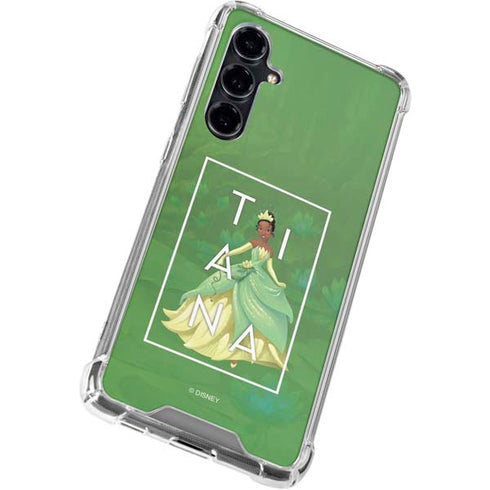 Disney Princess Tiana Floral Galaxy S23 FE Clear Case