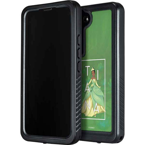 Disney Princess Tiana Floral Galaxy S23 Plus Waterproof Case