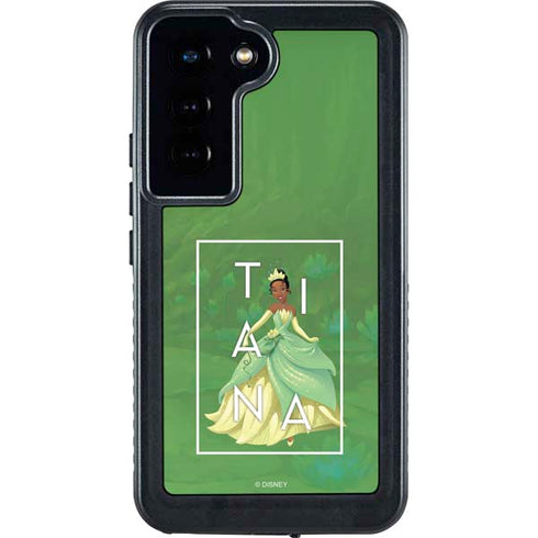 Disney Princess Tiana Floral Galaxy S23 Waterproof Case