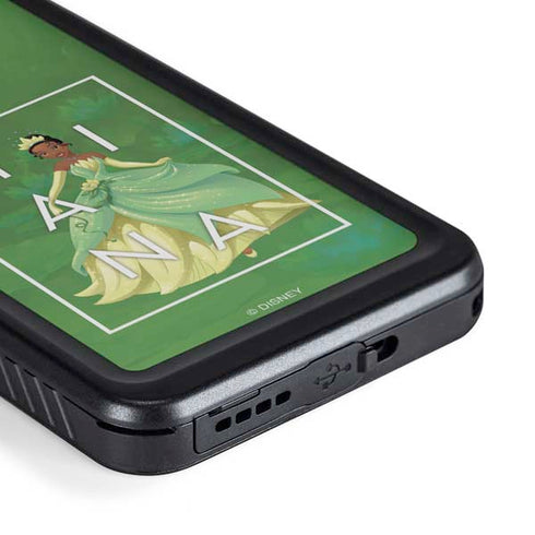 Disney Princess Tiana Floral Galaxy S23 Waterproof Case