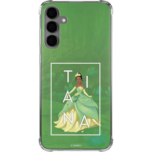 Disney Princess Tiana Floral Galaxy S24 Plus Clear Case