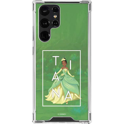 Disney Princess Tiana Floral Galaxy S24 Ultra Clear Case