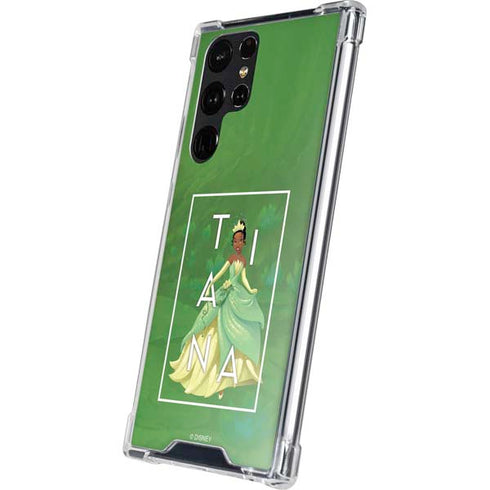 Disney Princess Tiana Floral Galaxy S24 Ultra Clear Case
