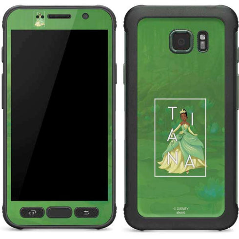 Disney Princess Tiana Floral Galaxy S7 Active Skin