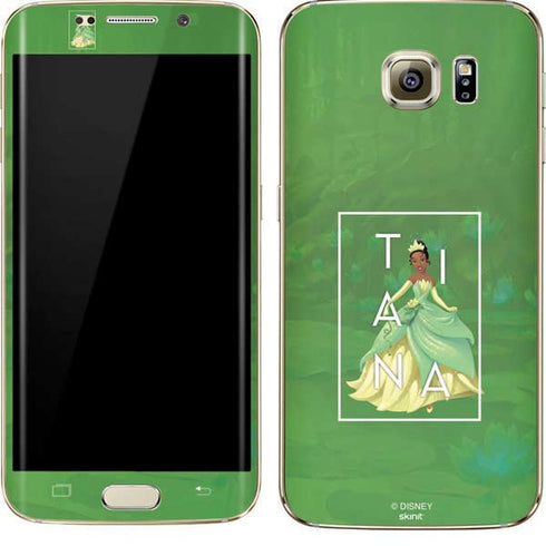 Disney Princess Tiana Floral Galaxy S7 Edge Skin
