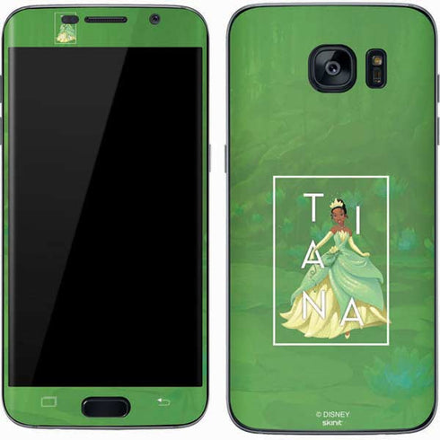 Disney Princess Tiana Floral Galaxy S7 Skin