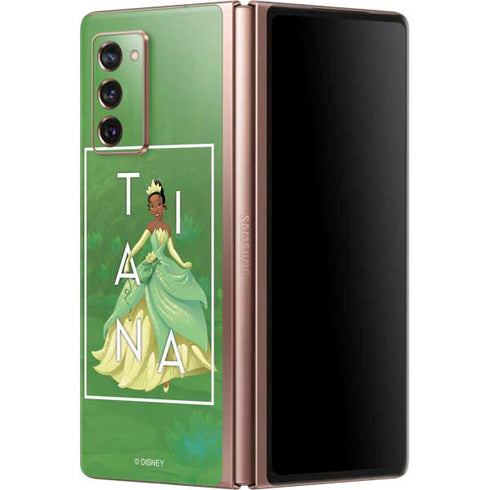 Disney Princess Tiana Floral Galaxy Z Fold2 5G Skin