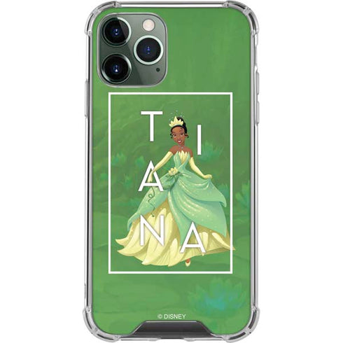 Disney Princess Tiana Floral iPhone 12 Pro Clear Case