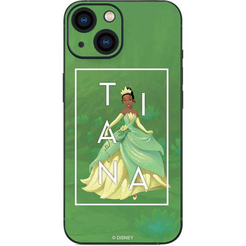 Disney Princess Tiana Floral iPhone 13 Mini Skin