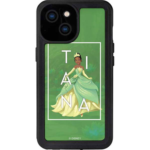 Disney Princess Tiana Floral iPhone 13 Mini Waterproof Case