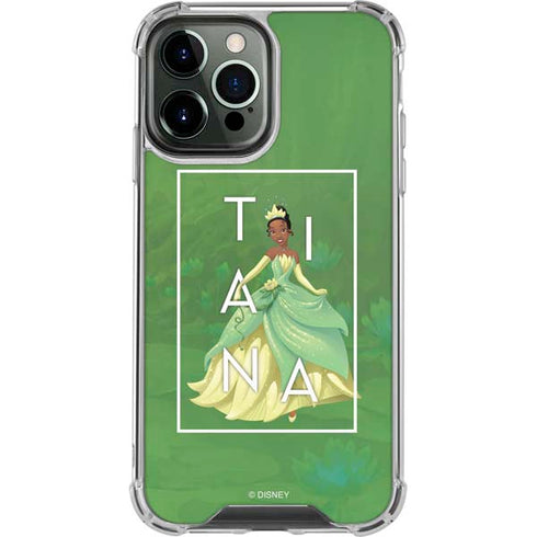Disney Princess Tiana Floral iPhone 13 Pro Max Clear Case