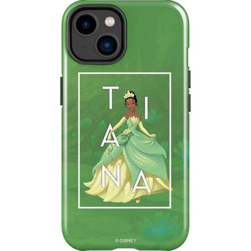 Disney Princess Tiana Floral iPhone 14 Plus Impact Case