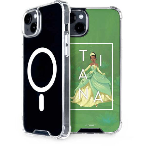 Disney Princess Tiana Floral iPhone 14 Plus MagSafe Case