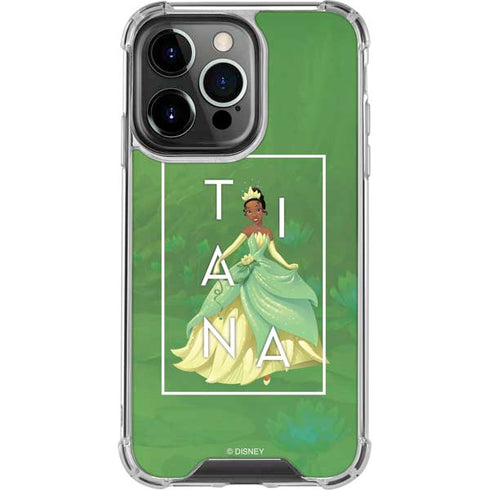Disney Princess Tiana Floral iPhone 15 Pro Clear Case