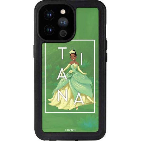 Disney Princess Tiana Floral iPhone 14 Pro Max Waterproof Case
