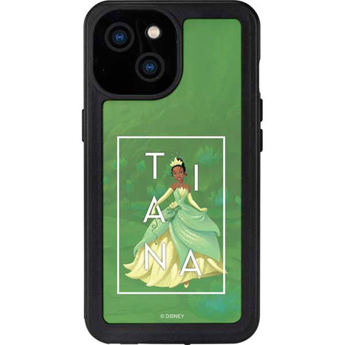 Disney Princess Tiana Floral iPhone 15 Waterproof Case
