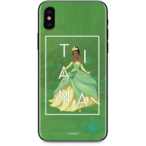 Disney Princess Tiana Floral iPhone X Skin