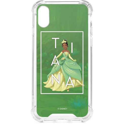 Disney Princess Tiana Floral iPhone XS Clear Case