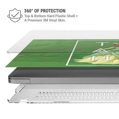 Disney Princess Tiana Floral MacBook Pro 16in (2021-25) Case plus Skin