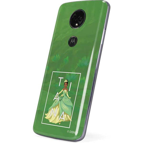 Disney Princess Tiana Floral Moto E5 Plus Skin
