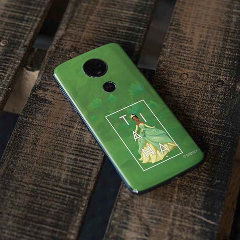 Disney Princess Tiana Floral Moto E5 Plus Skin