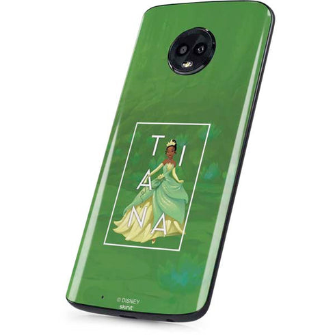 Disney Princess Tiana Floral Moto G6 Skin