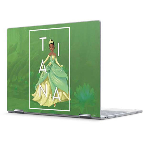 Disney Princess Tiana Floral Pixelbook Skin