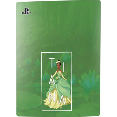 Disney Princess Tiana Floral PS5 Digital Edition Console Skin
