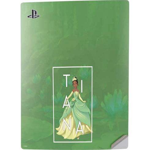 Disney Princess Tiana Floral PS5 Digital Edition Console Skin