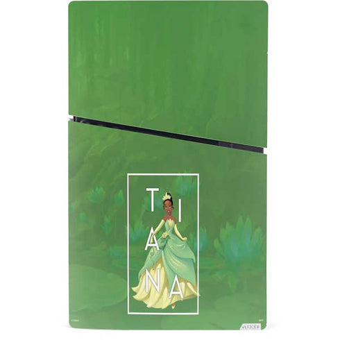 Disney Princess Tiana Floral PS5 Slim Digital Edition Bundle Skin