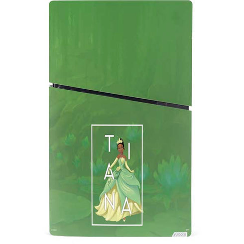 Disney Princess Tiana Floral PS5 Slim Digital Edition Console Skin