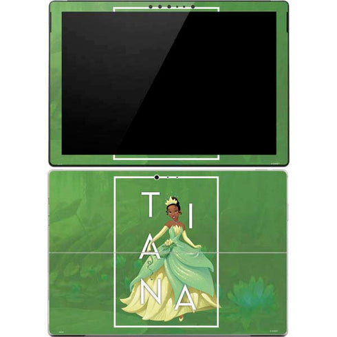 Disney Princess Tiana Floral Surface Pro 4 Skin