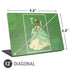 Disney Princess Tiana Floral Universal Laptop 12in (9.8 x 6.8in) Skin
