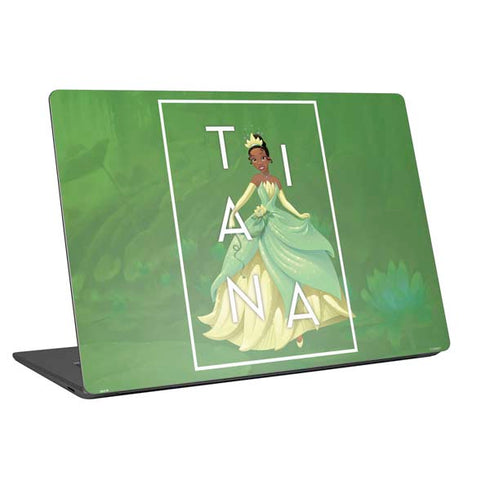 Disney Princess Tiana Floral Universal Laptop 12in (9.8 x 6.8in) Skin
