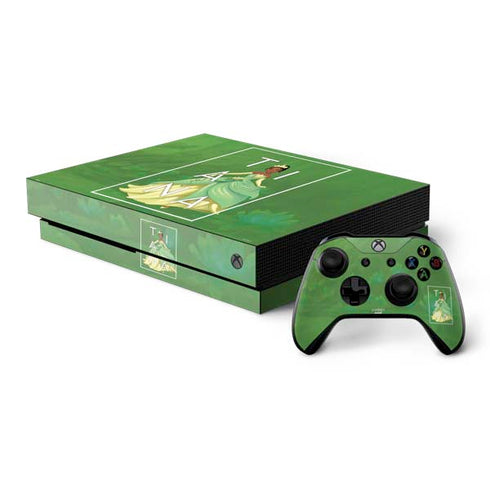 Disney Princess Tiana Floral Xbox One X Bundle Skin