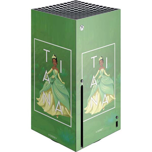 Disney Princess Tiana Floral Xbox Series X Console Skin