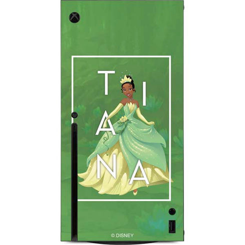 Disney Princess Tiana Floral Xbox Series X Console Skin