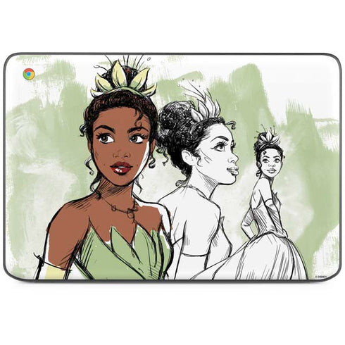 Disney Princess Tiana Sketch HP Chromebook Skin