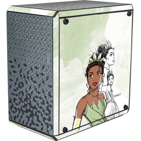 Disney Princess Tiana Sketch Cooler Master MasterBox Q300L Mini Tower Skin