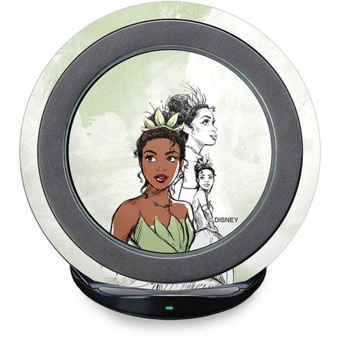 Disney Princess Tiana Sketch Fast Charge Wireless Charging Stand Skin
