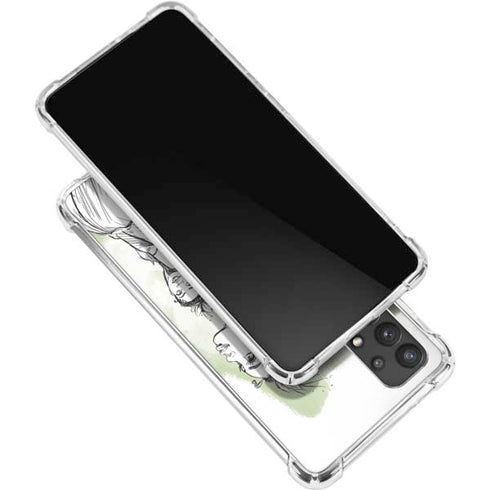 Disney Princess Tiana Sketch Galaxy A32 5G Clear Case