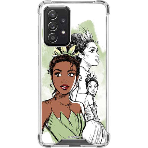 Disney Princess Tiana Sketch Galaxy A52 5G Clear Case