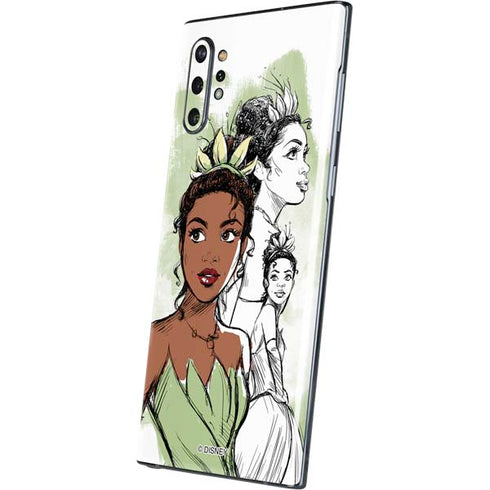 Disney Princess Tiana Sketch Galaxy Note 10 Plus Skin